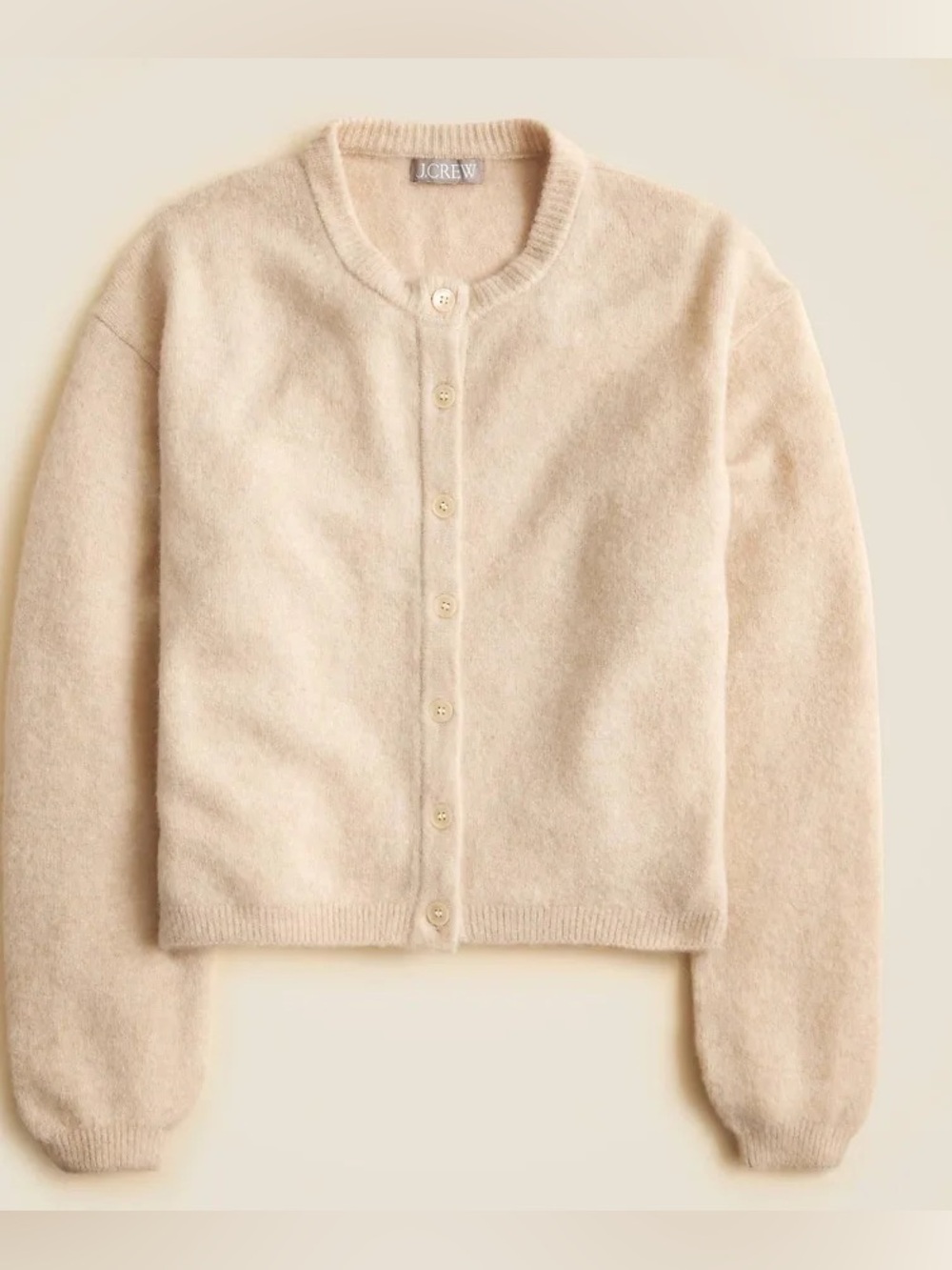 J. Crew NWT super soft bubble hem Cardigan